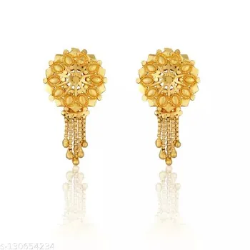 Official Gold White Gold Earring 
